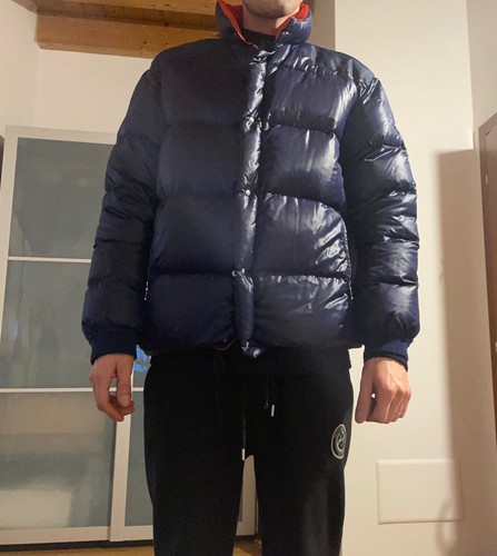 Giubbotto moncler blu usato - moncler,
