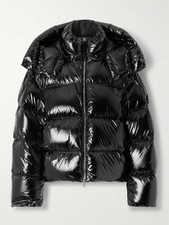 giubbotto moncler nero lucido
